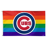 WinCraft Chicago Cubs 3' x 5' Single-Sided Deluxe Team Pride Flag