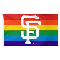 WinCraft San Francisco Giants 3' x 5' Single-Sided Deluxe Team Pride Flag