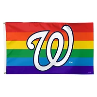 WinCraft Washington Nationals 3' x 5' Single-Sided Deluxe Team Pride Flag