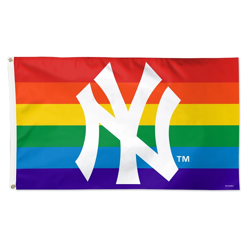 WinCraft New York Yankees 3' x 5' Single-Sided Deluxe Team Pride Flag