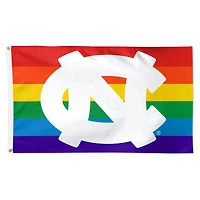 WinCraft North Carolina Tar Heels 3' x 5' Single-Sided Deluxe Team Pride Flag