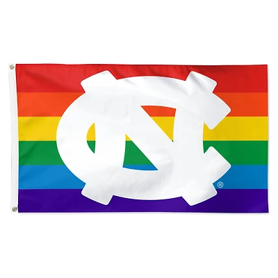 WinCraft North Carolina Tar Heels 3' x 5' Single-Sided Deluxe Team Pride Flag