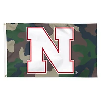 WinCraft Nebraska Huskers 3' x 5' Single-Sided Deluxe Camo Flag