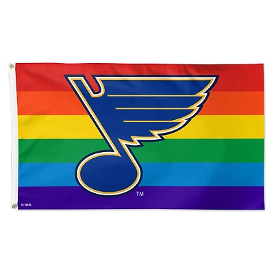WinCraft St. Louis Blues 3' x 5' Single-Sided Deluxe Team Pride Flag