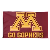 WinCraft Minnesota Golden Gophers 3' x 5' Single-Sided Deluxe Local Team Slogan Flag