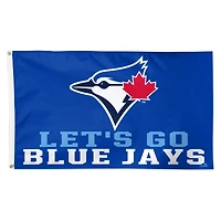 WinCraft Toronto Blue Jays 3' x 5' Single-Sided Deluxe Team Slogan Flag