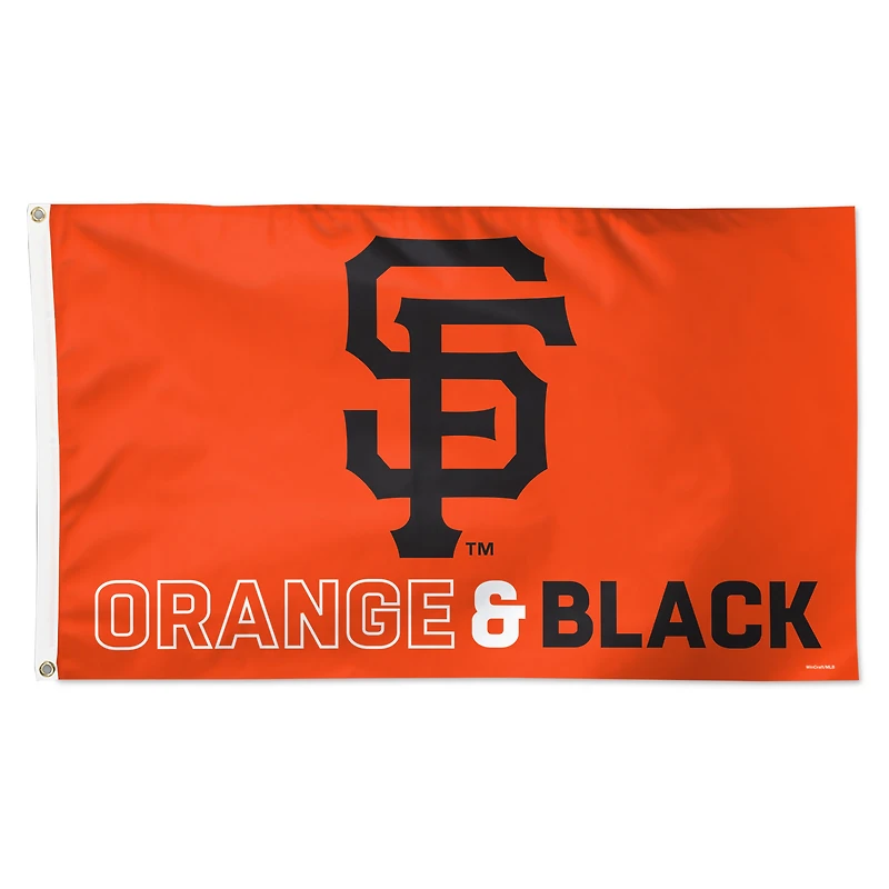 WinCraft San Francisco Giants 3' x 5' Single-Sided Deluxe Team Slogan Flag