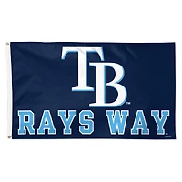 WinCraft Tampa Bay Rays 3' x 5' Single-Sided Deluxe Team Slogan Flag