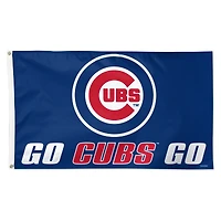 WinCraft Chicago Cubs 3' x 5' Single-Sided Deluxe Team Slogan Flag