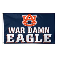 WinCraft Auburn Tigers 3' x 5' Single-Sided Deluxe Team Slogan Flag