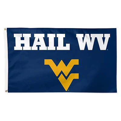 WinCraft West Virginia Mountaineers 3' x 5' Single-Sided Deluxe Team Slogan Flag