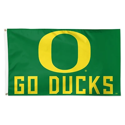WinCraft Oregon Ducks 3' x 5' Single-Sided Deluxe Team Slogan Flag