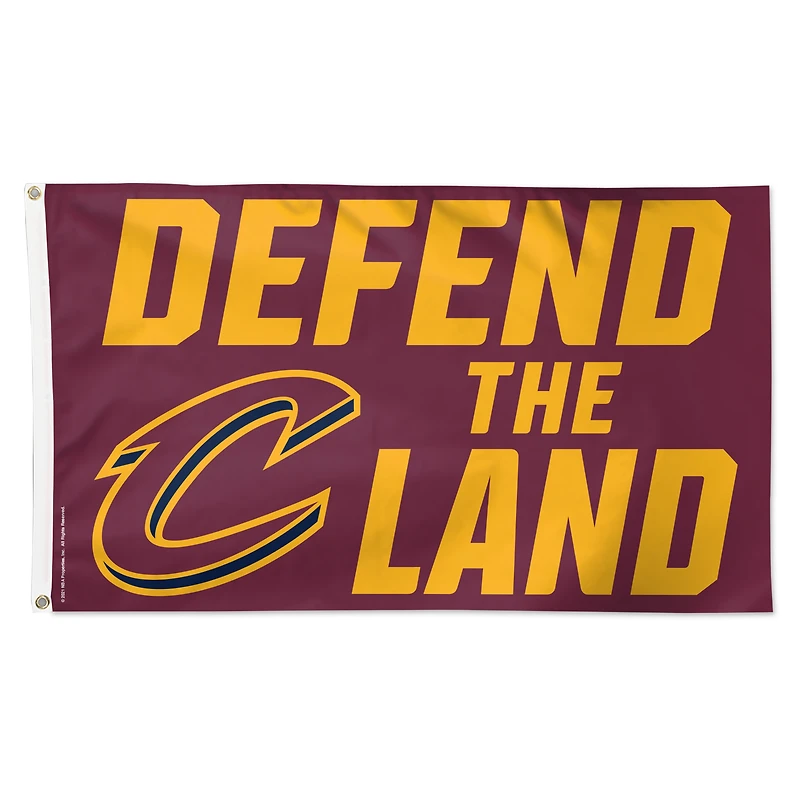 WinCraft Cleveland Cavaliers 3' x 5' Single-Sided Deluxe Team Slogan Flag