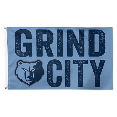 WinCraft Memphis Grizzlies 3' x 5' Single-Sided Deluxe Team Slogan Flag
