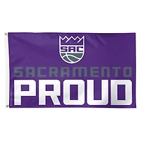 WinCraft Sacramento Kings 3' x 5' Single-Sided Deluxe Team Slogan Flag