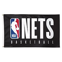 WinCraft Brooklyn Nets 3' x 5' Single-Sided Inspired Board Deluxe Flag