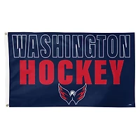 WinCraft Washington Capitals 3' x 5' Single-Sided Team Location Deluxe Flag