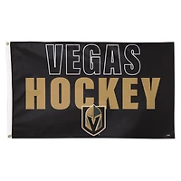 WinCraft Vegas Golden Knights 3' x 5' Single-Sided Team Location Deluxe Flag