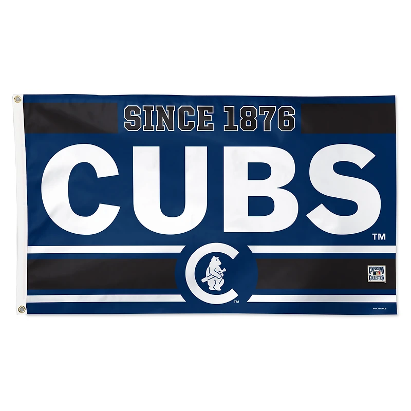 WinCraft Chicago Cubs 3' x 5' Single-Sided Franchise Establishment Deluxe Flag