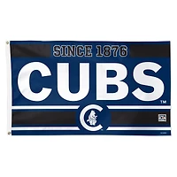 WinCraft Chicago Cubs 3' x 5' Single-Sided Franchise Establishment Deluxe Flag