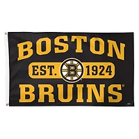 WinCraft Boston Bruins 3' x 5' Single-Sided Franchise Establishment Deluxe Flag