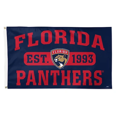 WinCraft Florida Panthers 3' x 5' Single-Sided Franchise Establishment Deluxe Flag