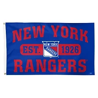 WinCraft New York Rangers 3' x 5' Single-Sided Franchise Establishment Deluxe Flag
