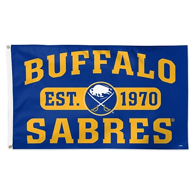 WinCraft Buffalo Sabres 3' x 5' Single-Sided Franchise Establishment Deluxe Flag