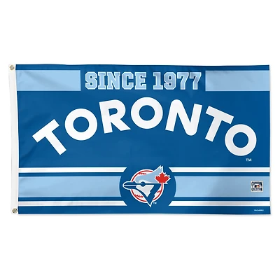 WinCraft Toronto Blue Jays 3' x 5' Single-Sided Franchise Establishment Deluxe Flag