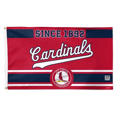 WinCraft St. Louis Cardinals 3' x 5' Single-Sided Franchise Establishment Deluxe Flag