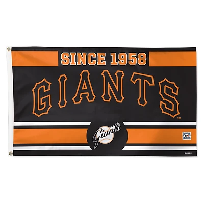 WinCraft San Francisco Giants 3' x 5' Single-Sided Franchise Establishment Deluxe Flag
