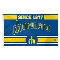 WinCraft Seattle Mariners 3' x 5' Single-Sided Franchise Establishment Deluxe Flag
