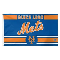 WinCraft New York Mets 3' x 5' Single-Sided Franchise Establishment Deluxe Flag