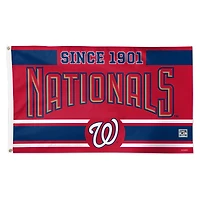 WinCraft Washington Nationals 3' x 5' Single-Sided Franchise Establishment Deluxe Flag