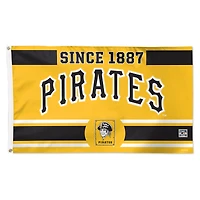 WinCraft Pittsburgh Pirates 3' x 5' Single-Sided Franchise Establishment Deluxe Flag