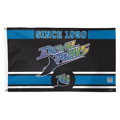WinCraft Tampa Bay Rays 3' x 5' Single-Sided Franchise Establishment Deluxe Flag