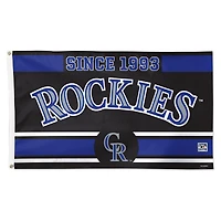 WinCraft Colorado Rockies 3' x 5' Single-Sided Franchise Establishment Deluxe Flag
