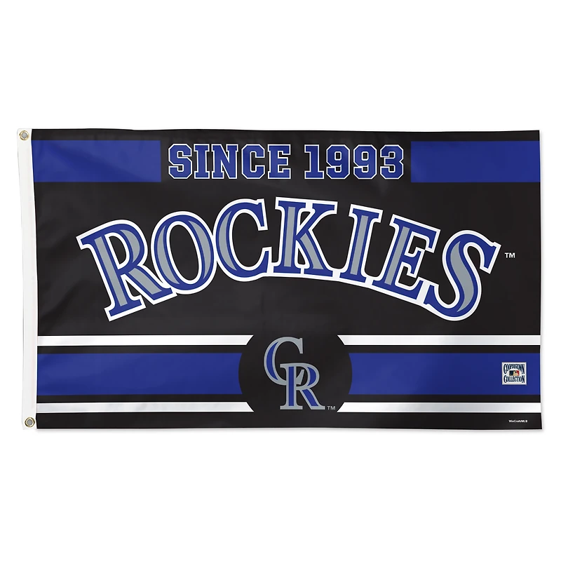 WinCraft Colorado Rockies 3' x 5' Single-Sided Franchise Establishment Deluxe Flag