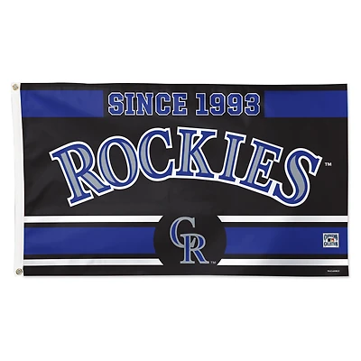 WinCraft Colorado Rockies 3' x 5' Single-Sided Franchise Establishment Deluxe Flag