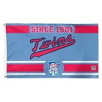 WinCraft Minnesota Twins 3' x 5' Single-Sided Franchise Establishment Deluxe Flag