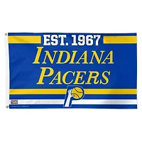 WinCraft Indiana Pacers 3' x 5' Single-Sided Franchise Establishment Deluxe Flag