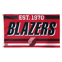 WinCraft Portland Trail Blazers 3' x 5' Single-Sided Franchise Establishment Deluxe Flag