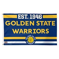WinCraft Golden State Warriors 3' x 5' Single-Sided Franchise Establishment Deluxe Flag