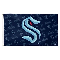 WinCraft Seattle Kraken 3' x 5' Single-Sided Deluxe Game Day Team Flag