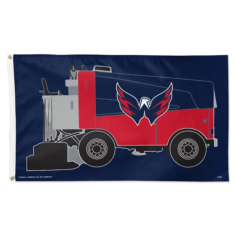 WinCraft Washington Capitals 3' x 5' Single-Sided Deluxe Game Day Flag