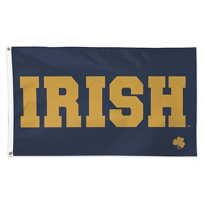 WinCraft Notre Dame Fighting Irish 3' x 5' Irish Deluxe Single-Sided Flag