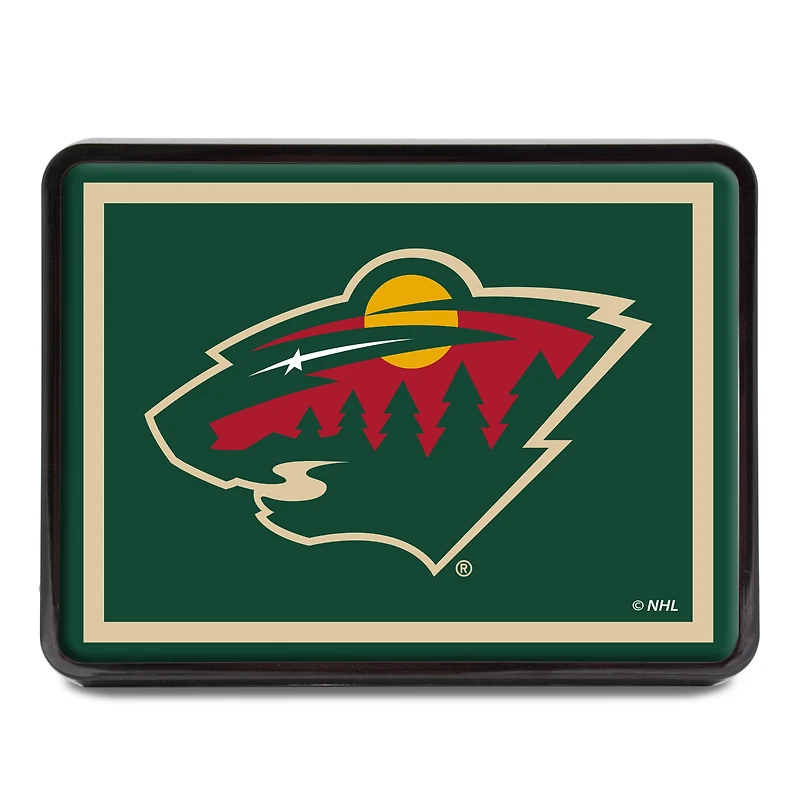 WinCraft Minnesota Wild Universal Rectangle Hitch Cover