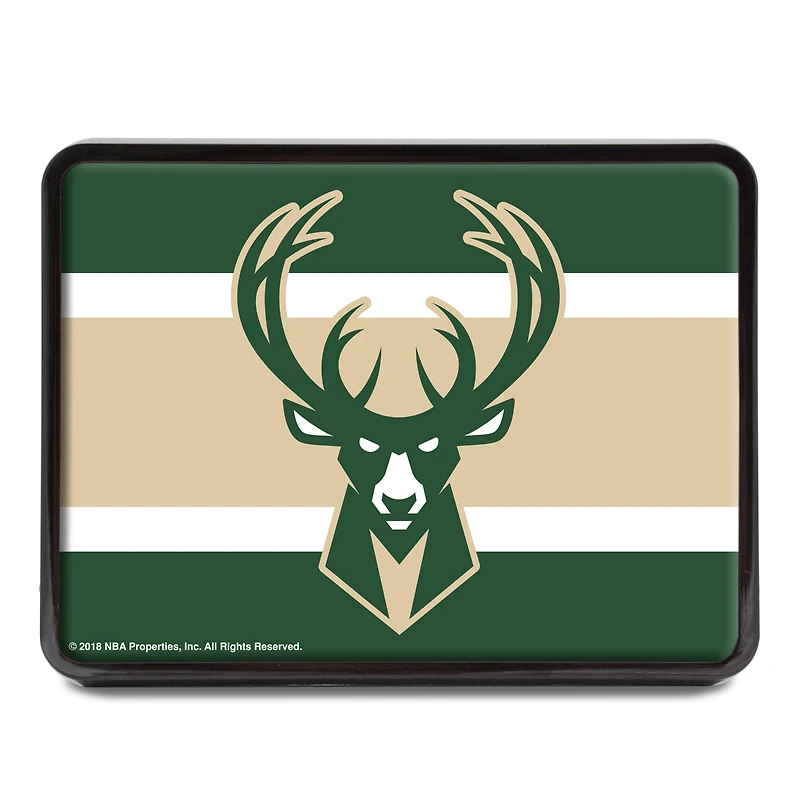 WinCraft Milwaukee Bucks Universal Rectangle Hitch Cover