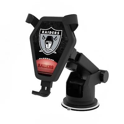 Oakland Raiders 10-Watt Legendary Design Wireless Car Charger