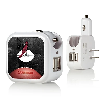 Chicago Cardinals 2-in-1 Legendary Design USB Charger